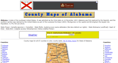 Desktop Screenshot of countymapsofalabama.com