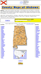 Mobile Screenshot of countymapsofalabama.com